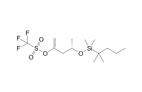 (4S)-(+)-2-[(Trifluoromethanesulfonyl)oxy]-4-[(thexyldimethylsilyl)oxy]pent-1-ene