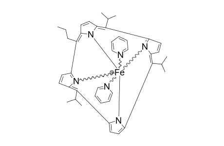 DIPYRIDINE-(MESO-PROPYL-TRIISOPROPYLPORPHYRINATO)-IRON-(III);FE(T(I)PRP)(PY)2