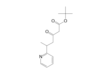 TERT.-BUTYL-3-OXO-5-(2-PYRIDYL)-HEXANOATE