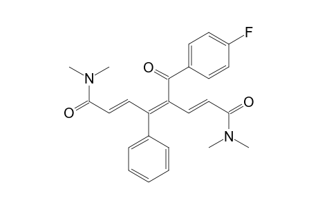 (2E,4E,6E)-4-(4-fluorobenzoyl)-N1,N1,N8,N8-tetramethyl-5-phenylocta-2,4,6-trienediamide