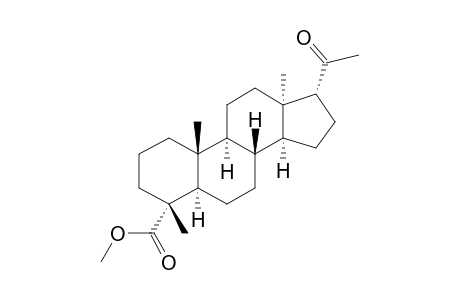 4-ALPHA-METHOXYCARBONYL-4-BETA-METHYL-5-ALPHA,13-ALPHA,17-ALPHA-PREGNAN-20-ONE