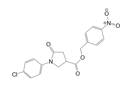 4-nitrobenzyl 1-(4-chlorophenyl)-5-oxo-3-pyrrolidinecarboxylate