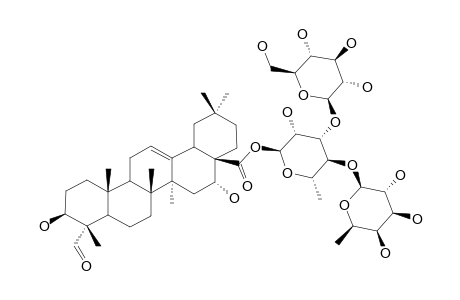 28-O-[GLUCOPYRANOSYL-(1->3)-[FUCOPYRANOSYL-(1->4)]-RHAMNOPYRANOSYL]-QUILLAIC-ACID-ESTER