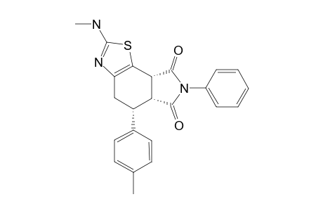 (ENDO)-(5R*,5AR*,8AS*)-2-(METHYLAMINO)-5-(4-METHYLPHENYL)-7-PHENYL-4,5,5A,8A-TETRAHYDROPYROLO-[3,4-G]-BENZOTHIAZOLE-6,8-DIONE