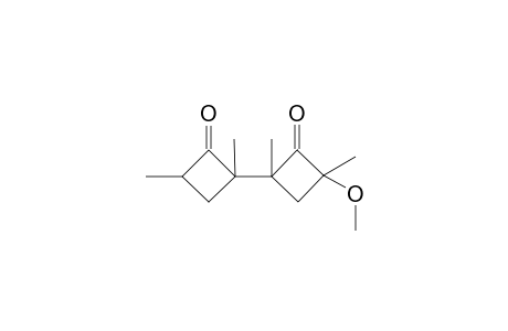 2-(1,3-dimethyl-2-oxidanylidene-cyclobutyl)-4-methoxy-2,4-dimethyl-cyclobutan-1-one