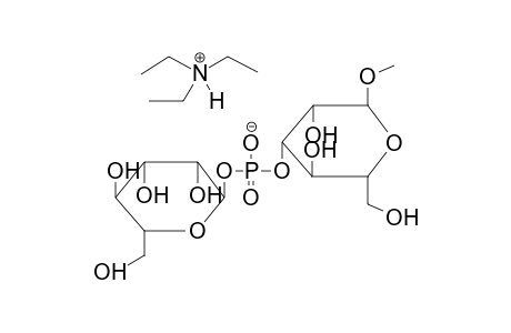 METHYL 3-O-(ALPHA-D-MANNOPYRANOSYLPHOSPHORYL)-ALPHA-D-MANNOPYRANOSIDE,TRIETHYLAMMONIUM SALT