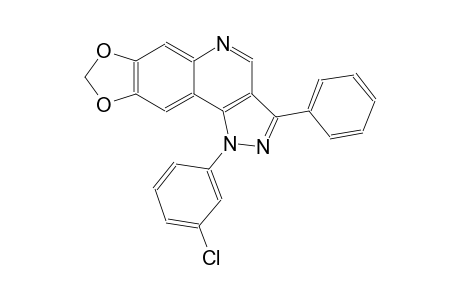 1-(3-chlorophenyl)-3-phenyl-1H-[1,3]dioxolo[4,5-g]pyrazolo[4,3-c]quinoline