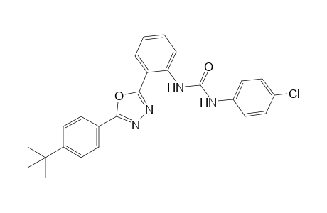 2-[5-(p-tert-butylphenyl)-1,3,4-oxadiazol-2-yl]-4'-chlorocarbanilide