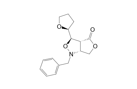 RAC-3-(2-TETRAHYDROFURYL)-TETRAHYDRO-1-(PHENYLMETHYL)-1H,4H-FURO-[3,4-C]-ISOXAZOL-4-ONE;ISOMER-#2