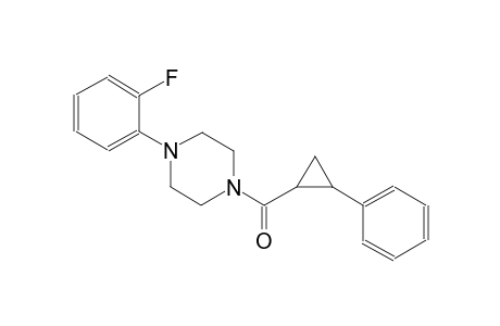 1-(2-fluorophenyl)-4-[(2-phenylcyclopropyl)carbonyl]piperazine