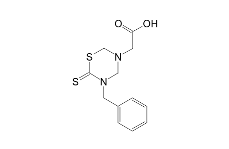 (5-Benzyl-6-thioxo-1,3,5-thiadiazinan-3-yl)acetic acid