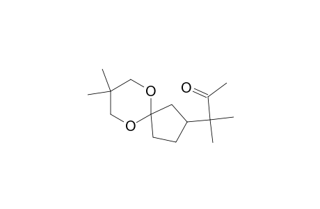 2-Butanone, 3-(8,8-dimethyl-6,10-dioxaspiro[4.5]dec-2-yl)-3-methyl-, (.+-.)-