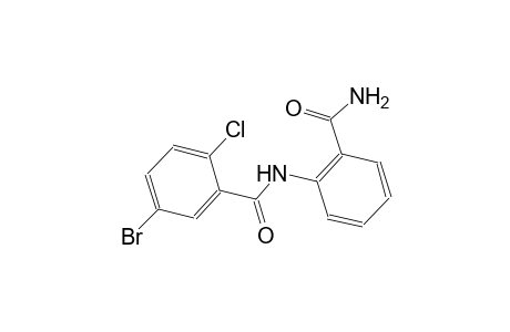 N-[2-(aminocarbonyl)phenyl]-5-bromo-2-chlorobenzamide