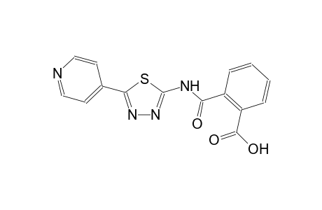 benzoic acid, 2-[[[5-(4-pyridinyl)-1,3,4-thiadiazol-2-yl]amino]carbonyl]-