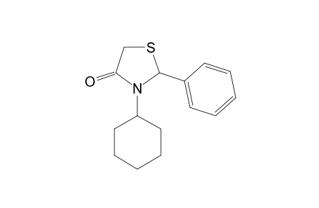 3-cyclohexyl-2-phenyl-4-thiazolidinone