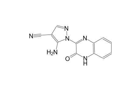 1H-pyrazole-4-carbonitrile, 5-amino-1-(3,4-dihydro-3-oxo-2-quinoxalinyl)-