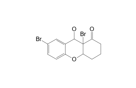 7,9A-DIBROMO-9-HYDROXY-2,3,4,4A,9,9A-HEXAHYDRO-1H-XANTHEN-1-ONE