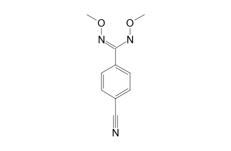 PARA-CYANO-O,O'-DIMETHYL-N,N'-DIHYDROXY-BENZAMIDINE