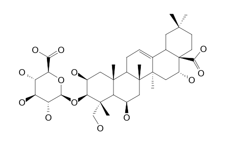 3-O-BETA-GLUCURONOPYRANOSYL-16-ALPHA-HYDROXY-PROTOBASSIC-ACID