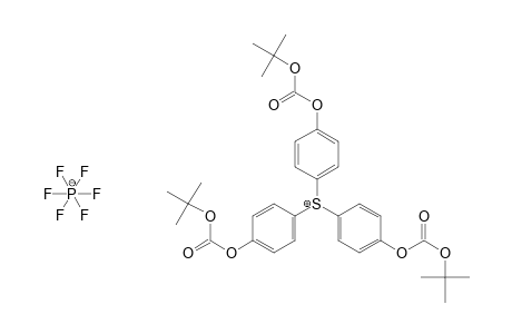 Sulfonium, tris[4-[[(1,1-dimethylethoxy)carbonyl]oxy]phenyl]-,hexafluorophosphate(1-)