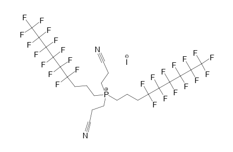 (R(F6)(CH2)3]2-(NC-CH2-CH2)2P+I-