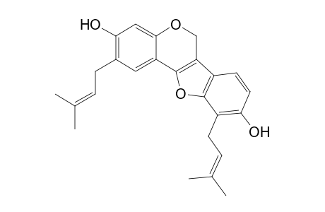 3,9-DIHYDROXY-2,10-DIPRENYLPTEROCARP-6A-ENE;ERYCRYSTAGALLIN