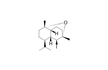 (1-R,3-S,6-R,7-R,8-R,11-S)-11-IODO-6-ISOPROPYL-1,3-DIMETHYL-2-OXATRICYCLO-[5.3.1.0-(3.8)]-UNDECANE