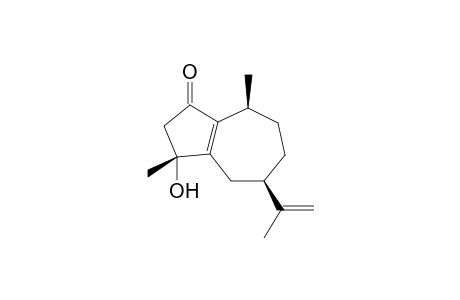 (3R,5R,8S)-3-Hydroxy-3,8-dimethyl-5-(prop-1-en-2-yl)-3,4,5,6,7,8-hexahydroazulen-1(2H)-one