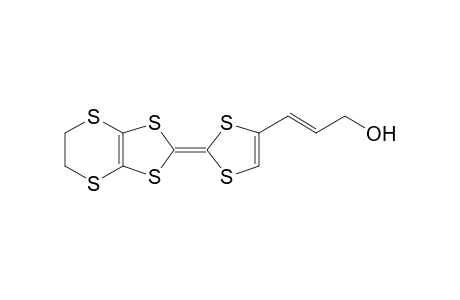 (E)-3-[2-(5,6-dihydro-[1,3]dithiolo[4,5-b][1,4]dithiin-2-ylidene)-1,3-dithiol-4-yl]prop-2-en-1-ol