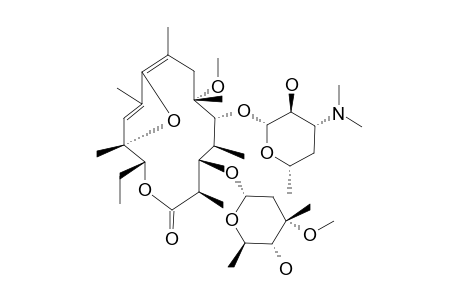 (8Z,10Z)-8,9;10,11-DIANHYDRO-6-O-METHYL-ERYTHROMYCIN-A-9,12-HEMIKETAL