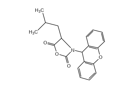 4-isobutyl-3-(xanthen-9-yl)-2,5-oxazolidinedione