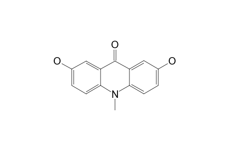 10-METHYL-2,7-DIHYDROXYACRIDAN-9-ONE