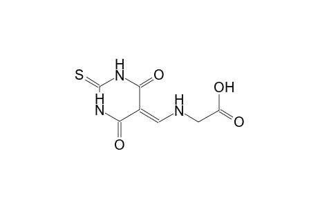 {[(4,6-dioxo-2-thioxotetrahydro-5(2H)-pyrimidinylidene)methyl]amino}acetic acid