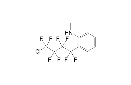 2-(4-Chlorooctafluorobutyl)-N-methylaniline