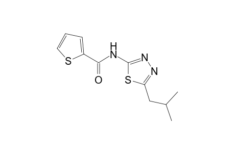 N-(5-isobutyl-1,3,4-thiadiazol-2-yl)-2-thiophenecarboxamide