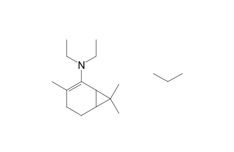 TRICYCLO[5.1.0.0E2,4]OCTANE, 5-(DIETHYLAMINO)-3,3,6,8,8-PENTAMETHYL-, trans