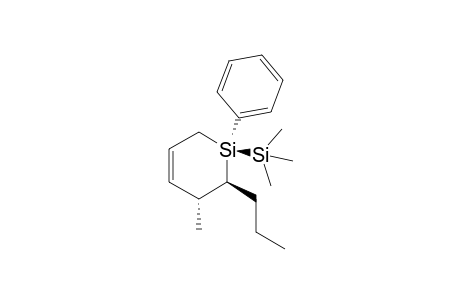 (1R,2S,3R)-3-Methyl-1-phenyl-2-propyl-1-trimethylsilanyl-1,2,3,6-tetrahydro-siline