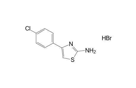 2-amino-4-(p-chlorophenyl)thiazole, monohydrobromide