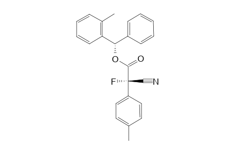 (S)-(2-METHYLPHENYL)-PHENYLMETHYL-(R)-2-CYANO-2-FLUORO-2-(4-METHYLPHENYL)-ACETATE