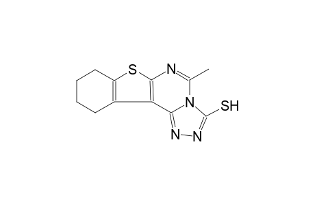 5-Methyl-8,9,10,11-tetrahydro[1]benzothieno[3,2-e][1,2,4]triazolo[4,3-c]pyrimidine-3-thiol