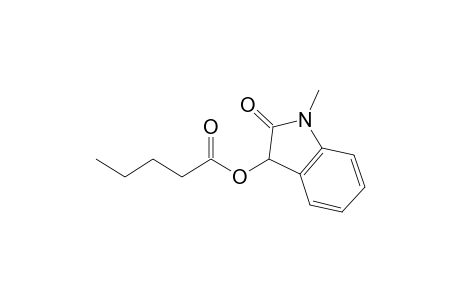 2,3-Dihydro-1-methyl-2-oxo-1H-indol-3-yl Pentanoate