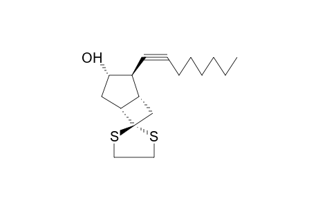 3-ENDO-HYDROXY-2-EXO-1-OCTYNYLSPIRO(BICYCLO[3.2.0]HEPTAN-6,2'-(1',3')DITHIOLANE)