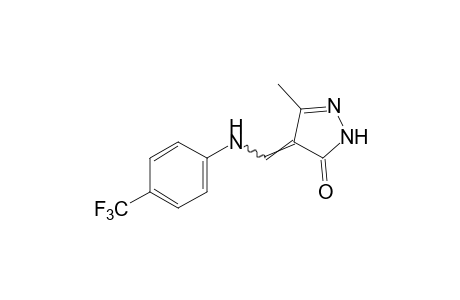 3-METHYL-4-[(alpha,alpha,alpha-TRIFLUORO-p-TOLUIDINO)METHYLENE]-2-PYRAZOLIN-5-ONE