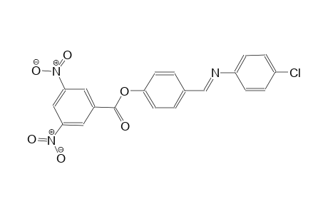 phenol, 4-[(E)-[(4-chlorophenyl)imino]methyl]-, 3,5-dinitrobenzoate (ester)