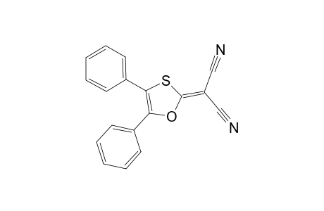 2-(4,5-DIPHENYL-[1.3]-OXATHIOL-2-YLIDENE)-MALONODINITRILE