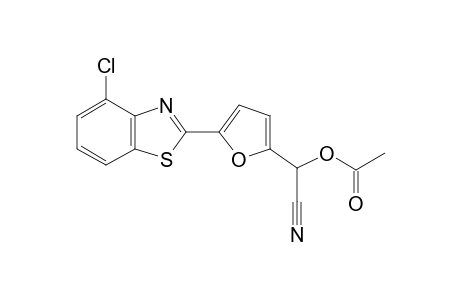 acetic acid [[5-(4-chloro-1,3-benzothiazol-2-yl)-2-furyl]-cyano-methyl] ester