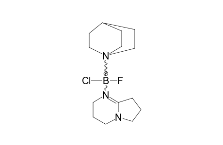 (1,5-DIAZABICYCLO-[4,3,4]-NON-5-ENE)-(1-AZABICYCLO-[2.2.2]-OCTANE)-CHLORO-FLUORO-BORON-CATION