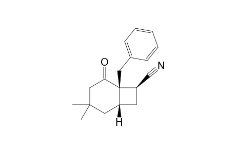 1-ALPHA,6-ALPHA-6-BENZYL-3,3-DIMETHYL-5-OXOBICYCLO-[4.2.0]-OCTANE-7-EXO-CARBONITRILE