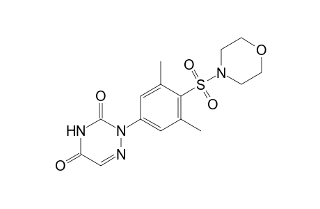 2-[4-(morpholinosulfonyl)-3,5-xylyl)-3,5-xylyl]-as-triazine-3,5(2H,4H)-dione