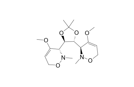 (3S,3'S,4''R,5''R)-3-(2'',2''-DIMETHYL-1'',3''-DIOXOLAN-4'',5''-YL)-BIS-(4-METHOXY-2-METHYL-3,6-DIHYDRO-2H-1,2-OXAZINE)